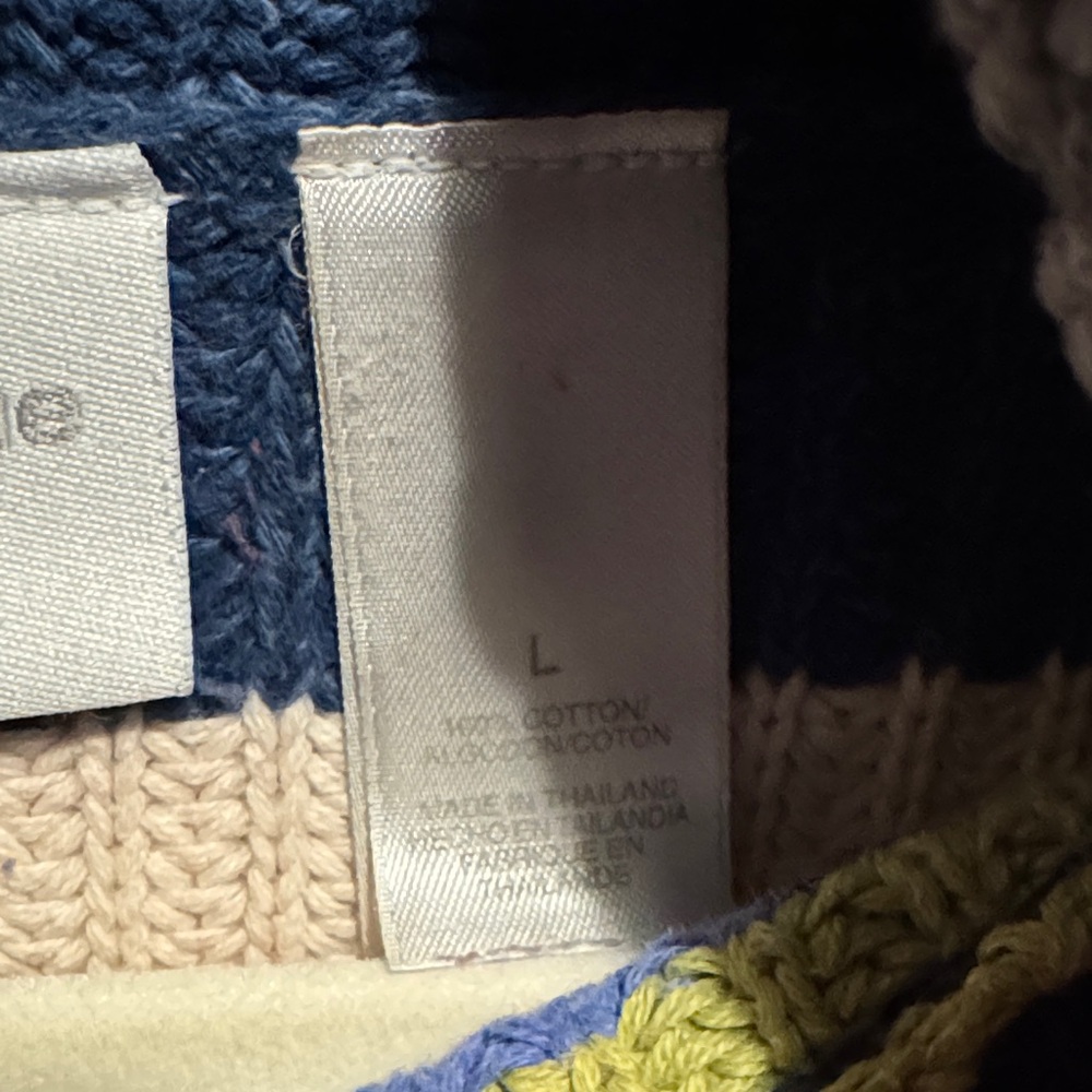 Liz Claiborne Vibrant Striped Turtleneck Sweater - Picture 4 of 6